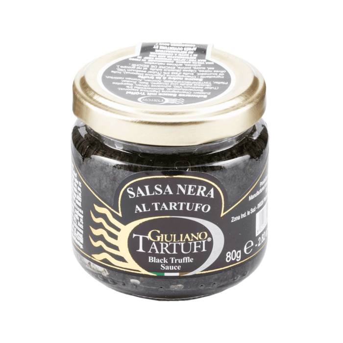 Salsa negra trufada - Giuliano Tartufi Srl - 80 g